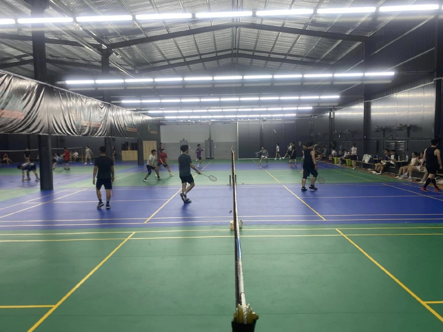 Cụm sân cầu lộng tại sân green badminton and pickleball