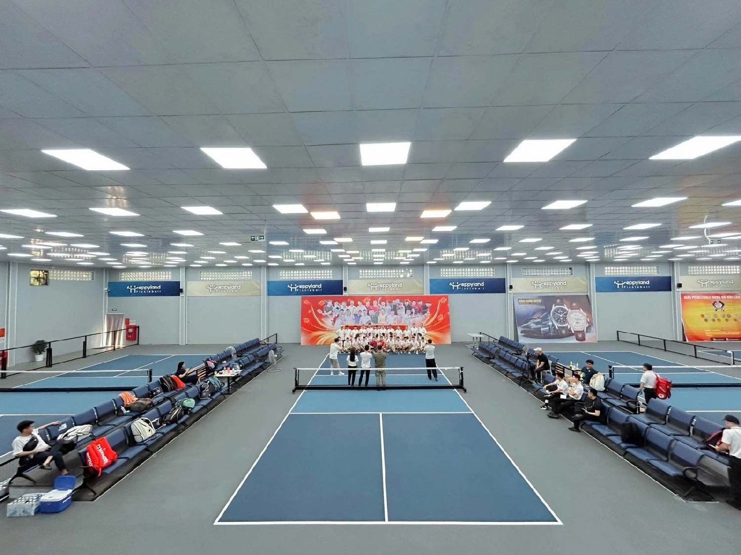 Toàn cảnh hệ thống sân happyland pickleball