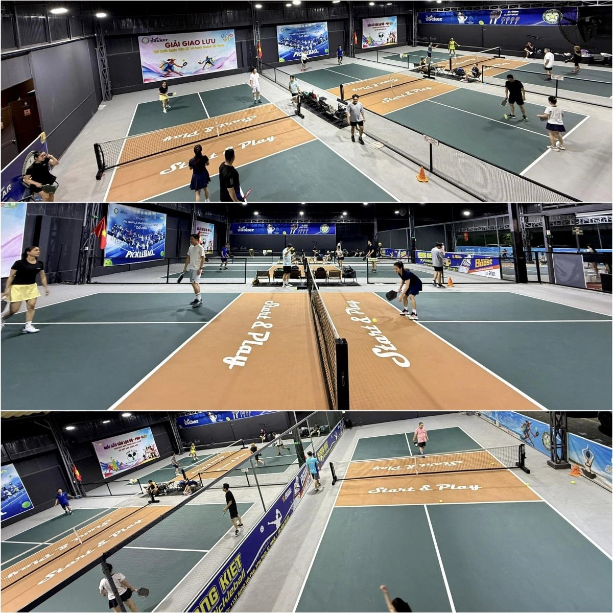 Không gian sân Hoàng Kiệt Pickleball