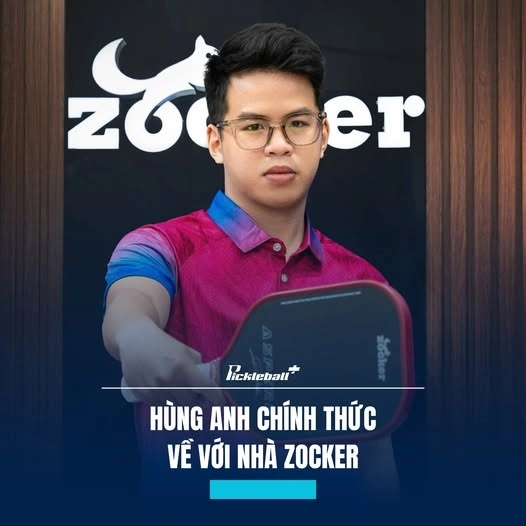 Hùng Anh pickleball tham gia giải Zocker