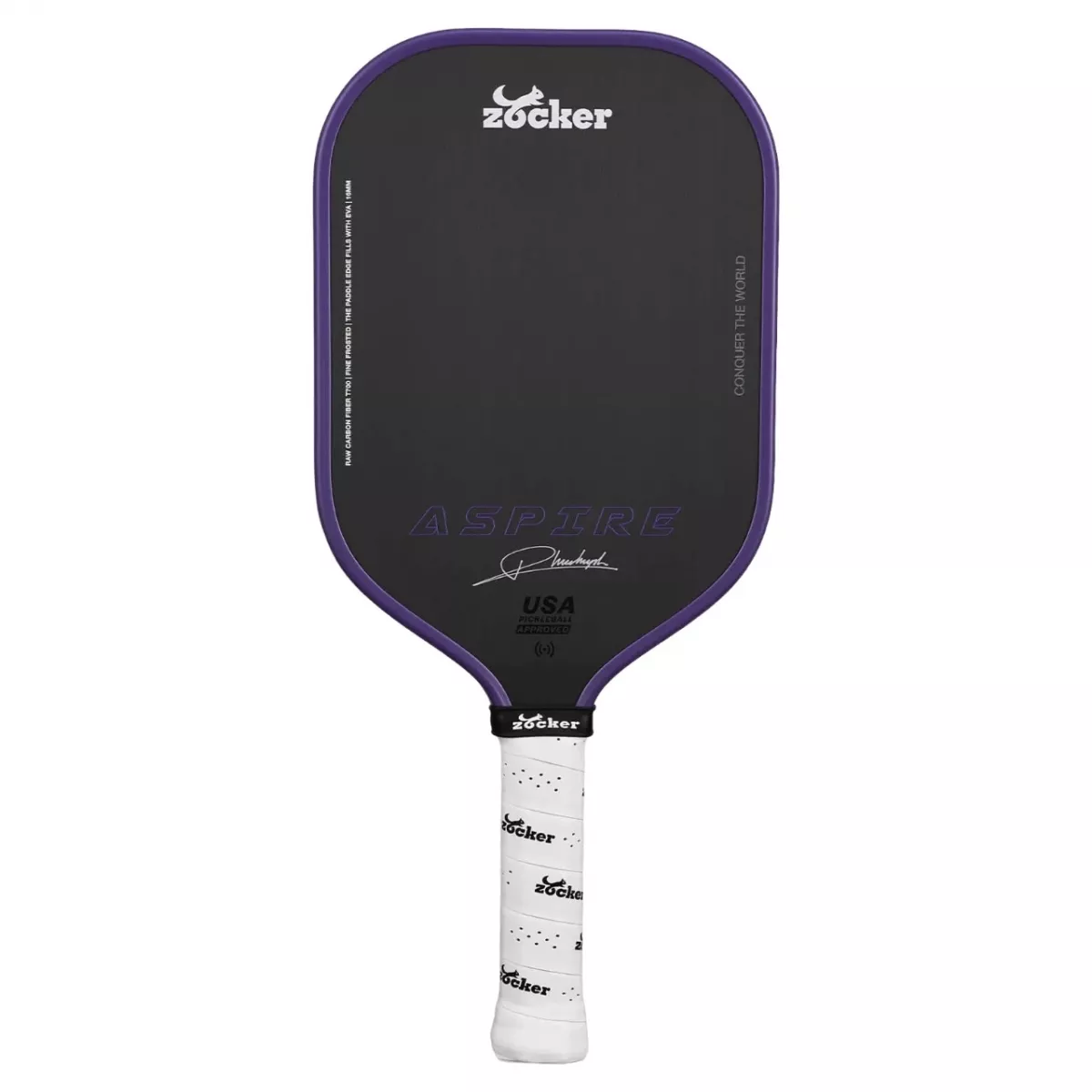 Vợt Pickleball Zocker Aspire màu tím