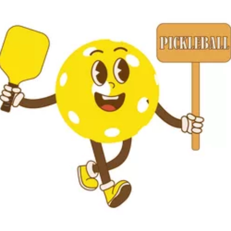 icon pickleball hoạt hình