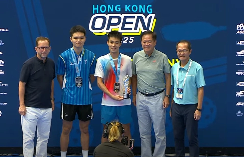 jack wong pickleball cùng với trịnh linh giang