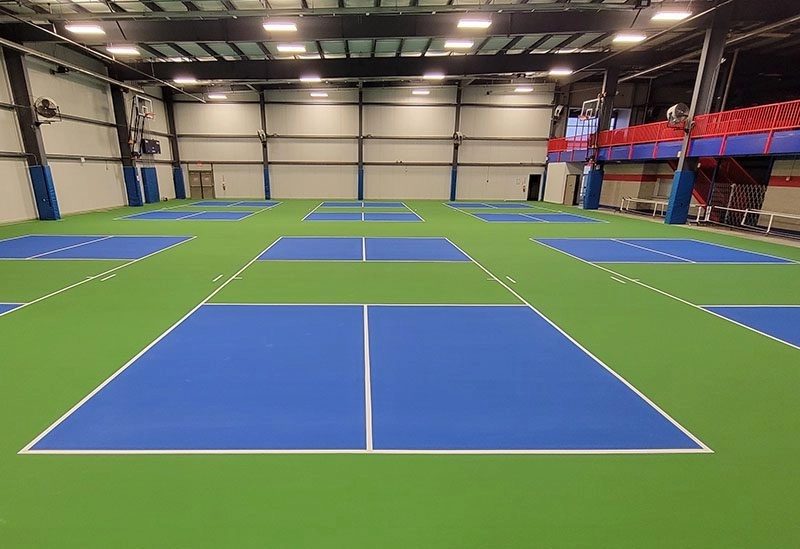 kẻ vạch sân pickleball hoàn thiện