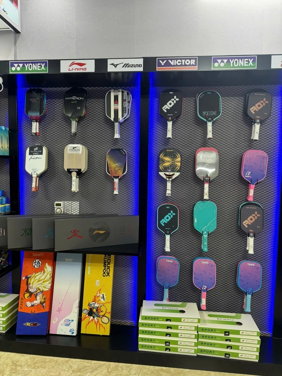Không gian vợt PIckleball tại ShopVNB Hải Dương