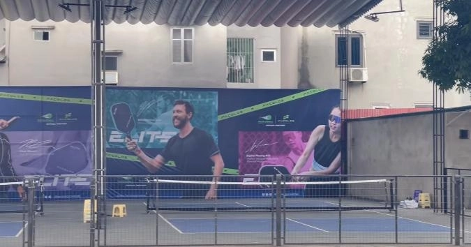 Không gian cụm sân tại Kugay pickleball