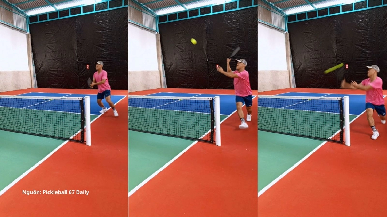 Kỹ thuật đập bóng Pickleball kiểu Erne - Erne Shot