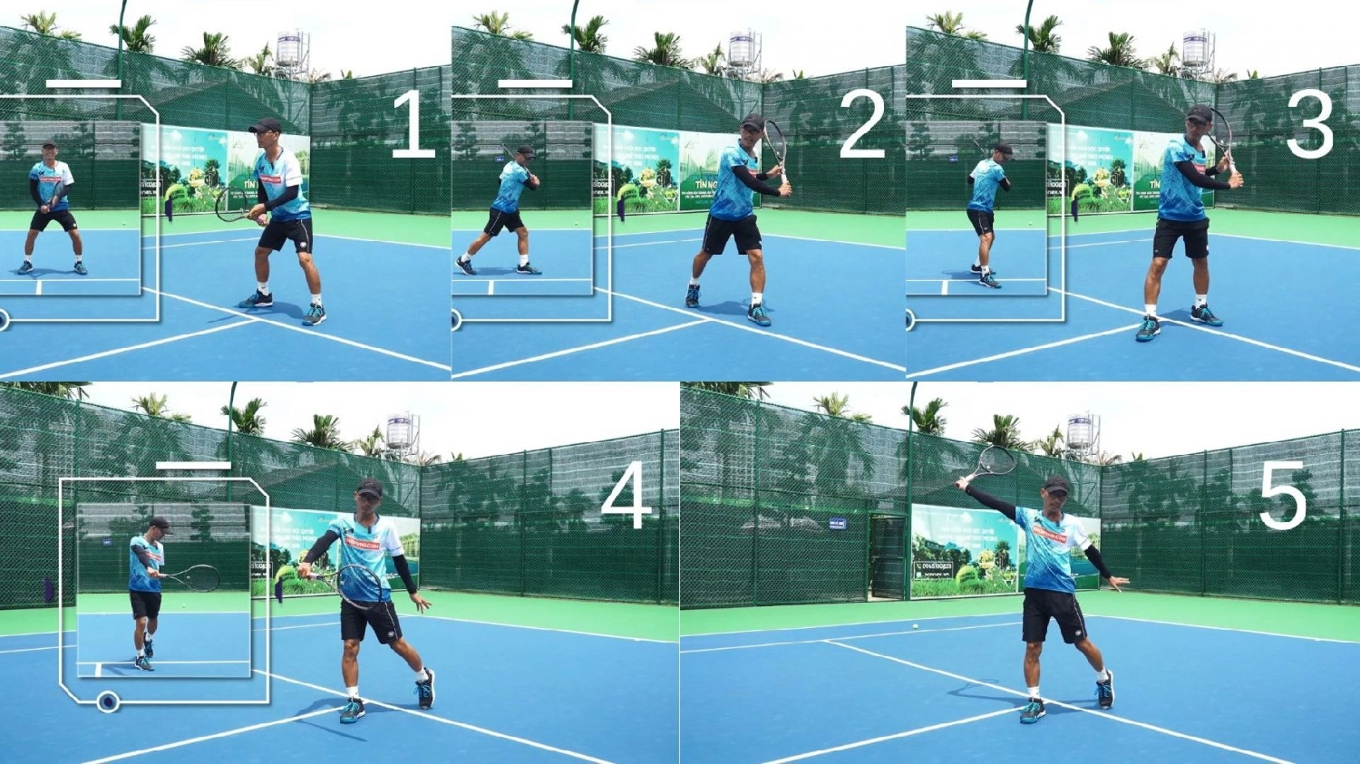 Kỹ thuật Backhand Tennis một tay