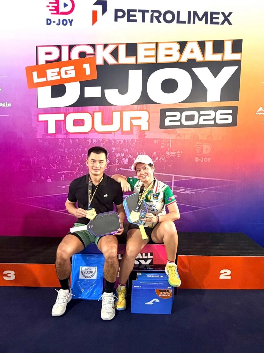 Lê Quốc Khánh tham gia Pickleball D-Joy Vietnam Master Petrolimex Cup 2025