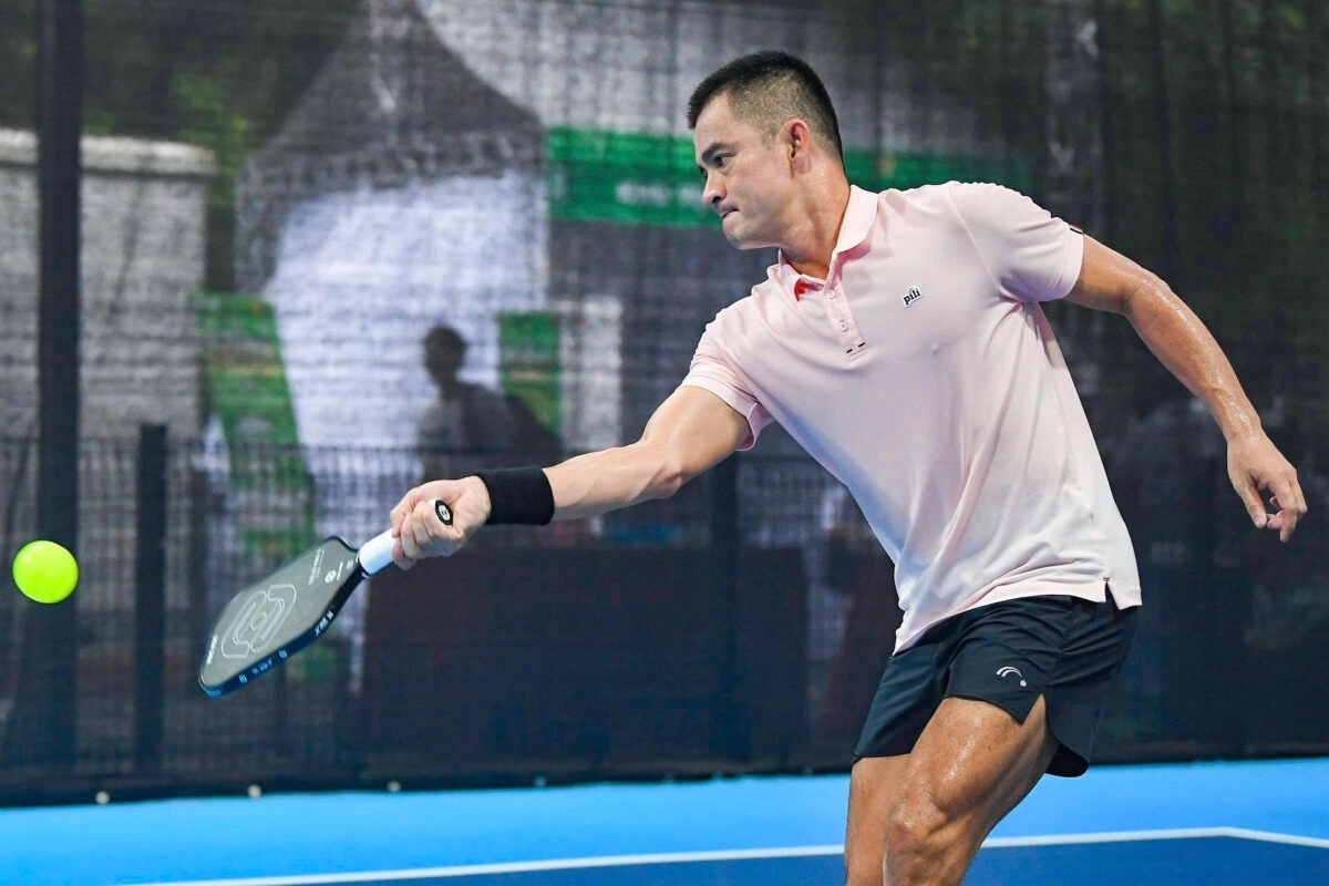  Lê Quốc Khánh pickleball có lối chơi tấn công