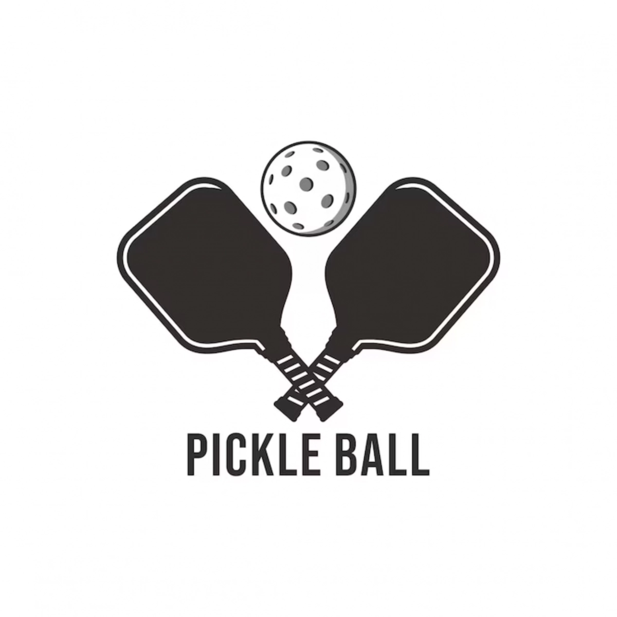 Logo pickleball đơn giản