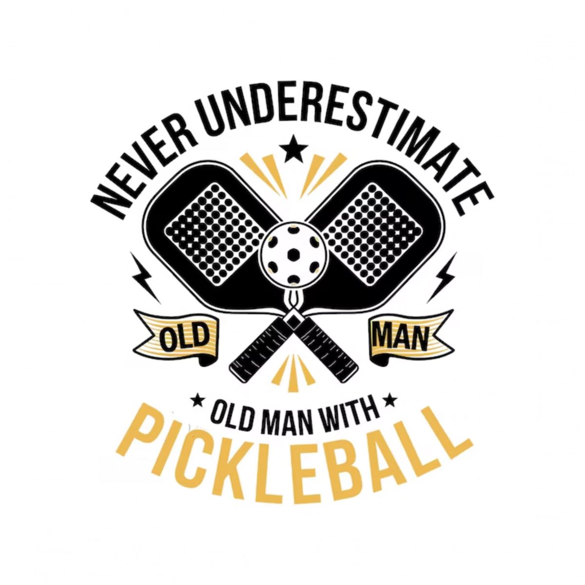 logo pickleball chữ cách điệu