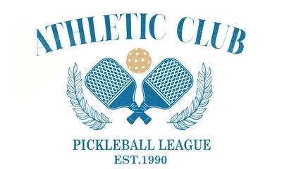 Logo pickleball phong cách cổ điển