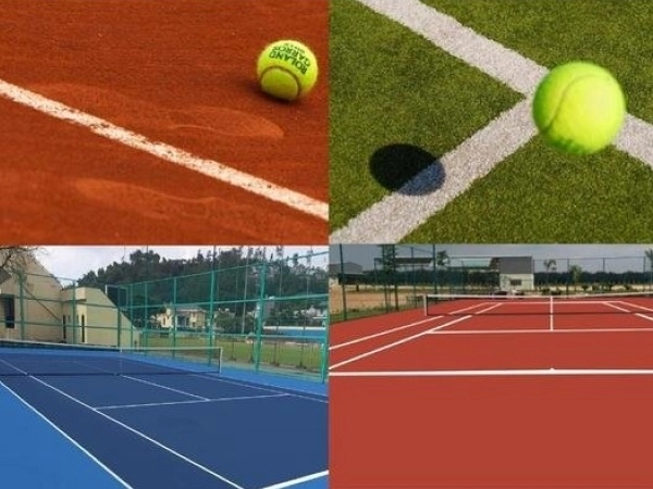 Các loại sân tiêu chuẩn trong Tennis