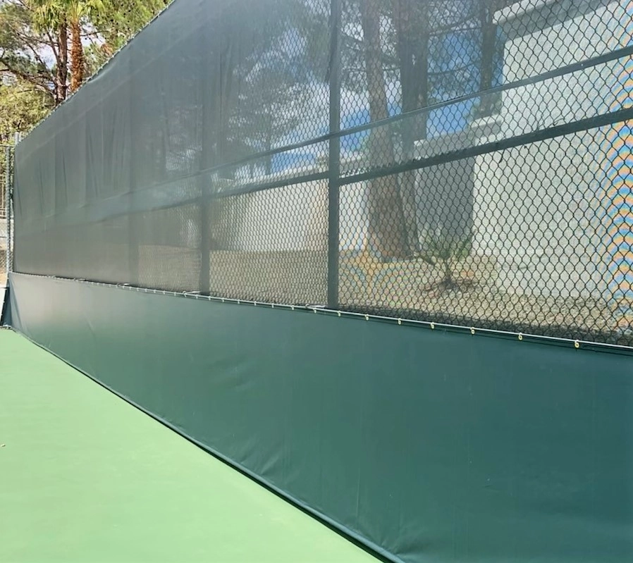 Lưới chắn gió sân Pickleball theo tỉ lệ chắn gió