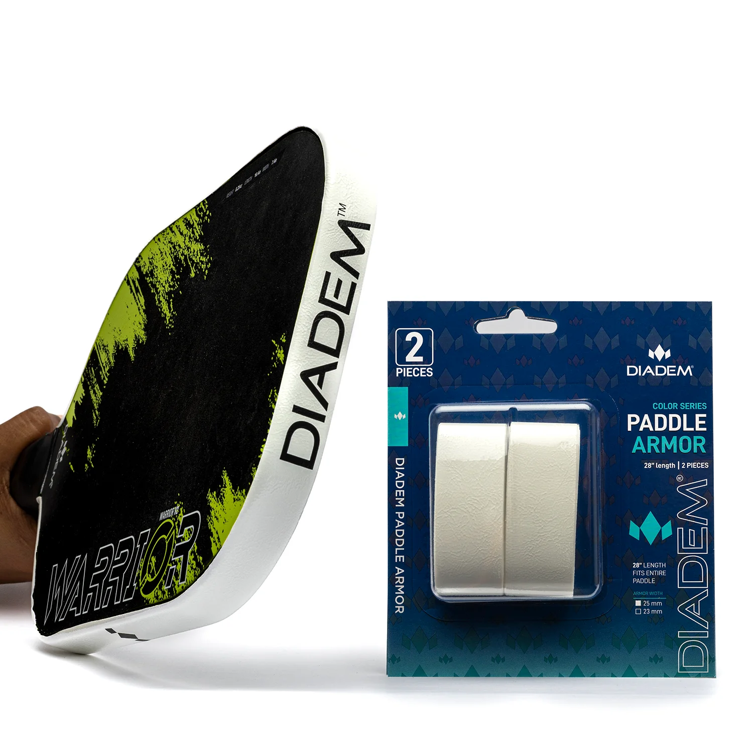 Miếng dán bảo vệ đầu vợt Pickleball DIADEM Paddle Armor 20mm