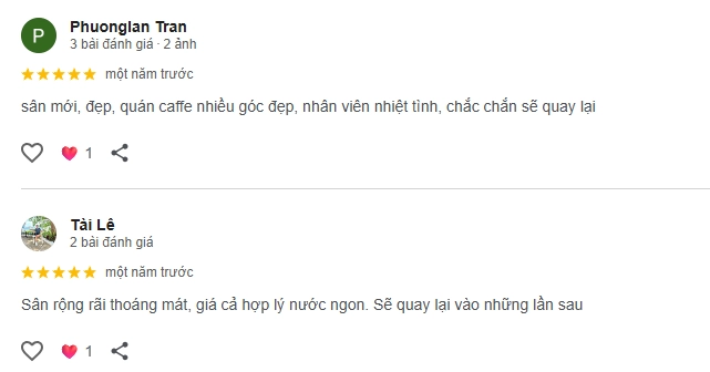 Đánh giá của người chơi tại sân Min Pickleball