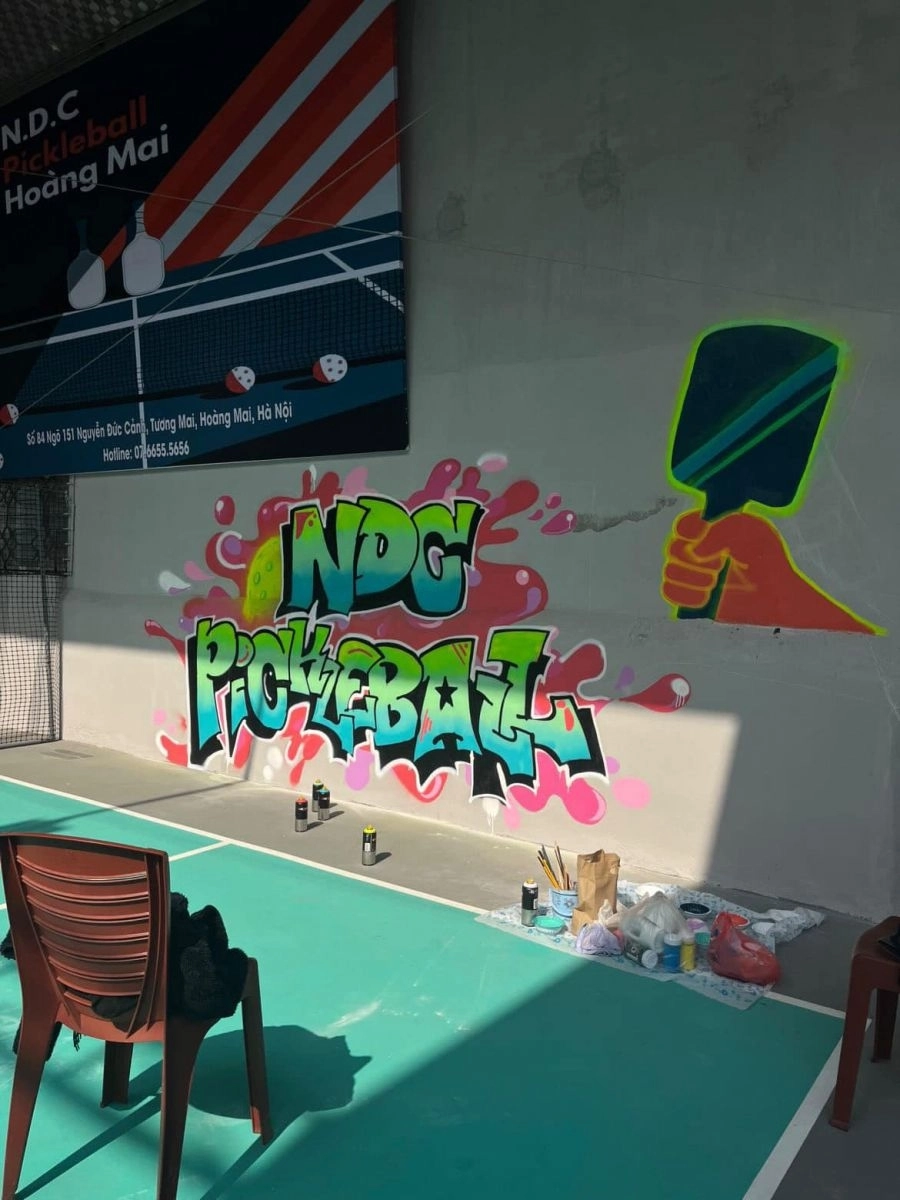 Không gian tại sân ndc pickleball