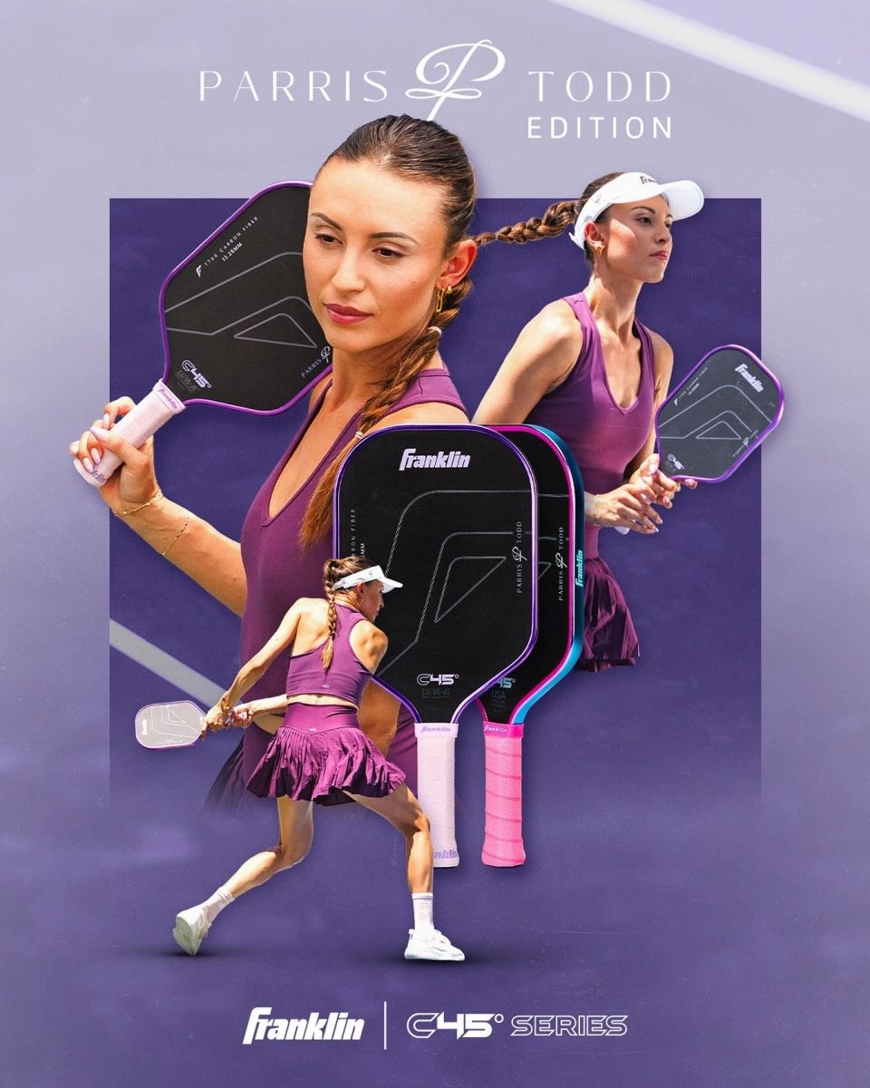 Parris Todd Pickleball hợp tác với thương hiệu Franklin