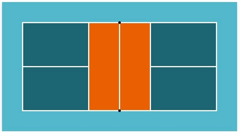 mẫu phối màu sân pickleball