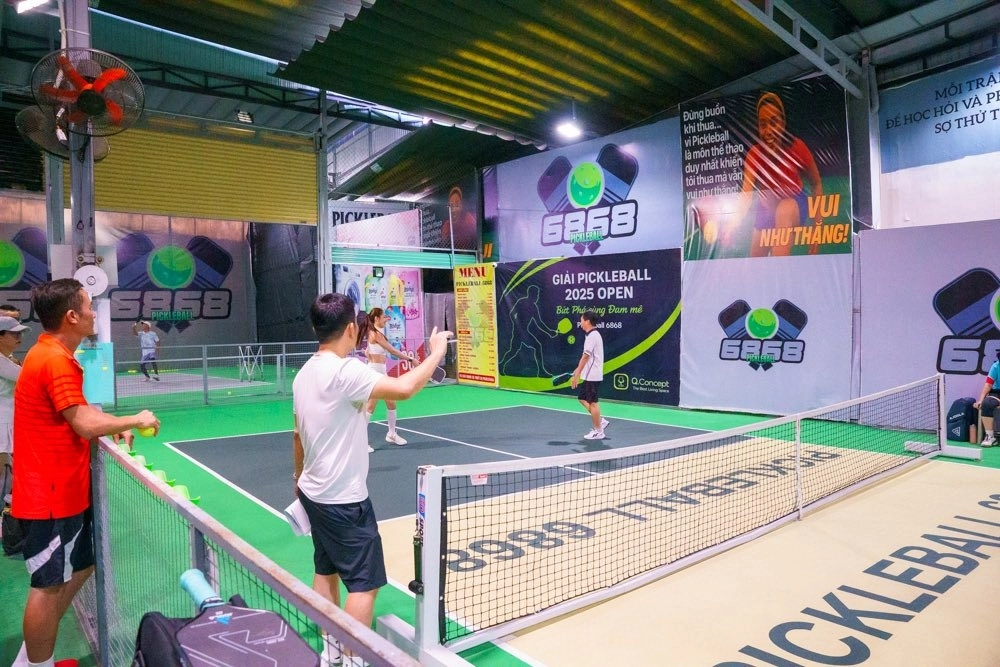 Cụm 5 sân tại sân pickleball 6868