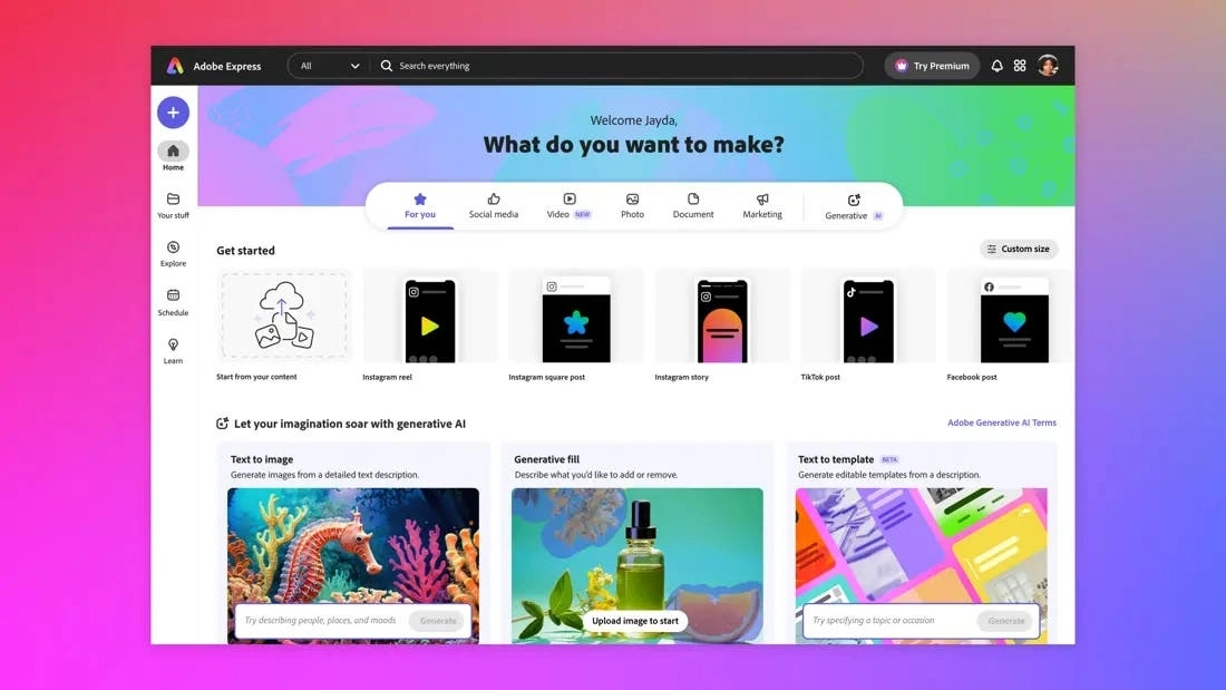 Adobe express