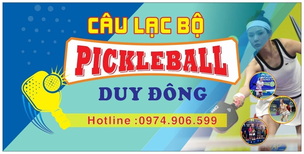 pickleball banner quảng cáo sân pickleball