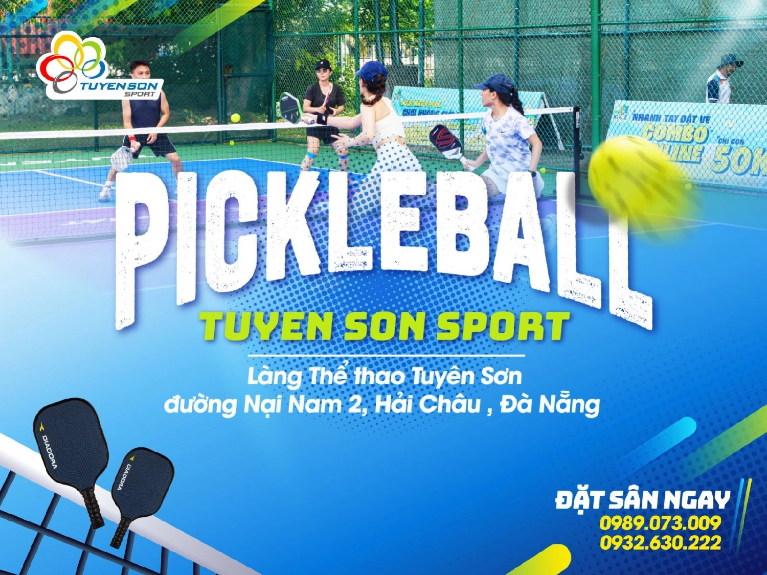 Pickleball quảng bá sân