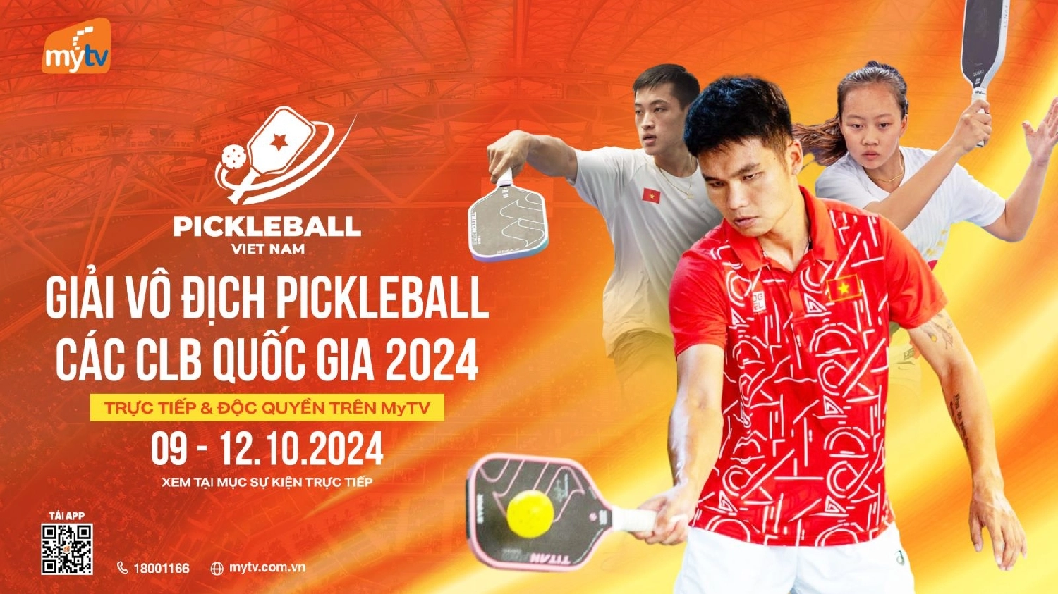 pickleball banner hiện đại