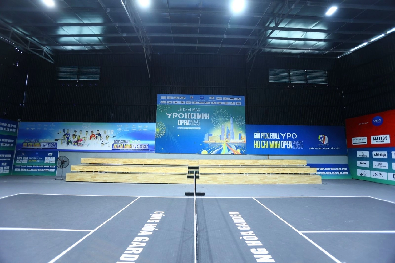 Sân pickleball Cộng Hòa Garden là nơi tổ chức giải VPO TP.HCM Open 2025