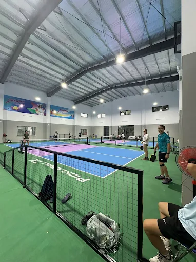 Khu vực nghỉ ngơi sân pickleball TK.Xuân Đán 1 Đà Nẵng