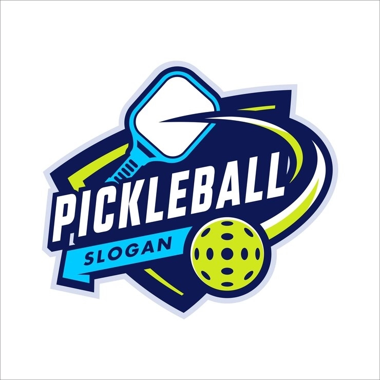logo pickleball vector