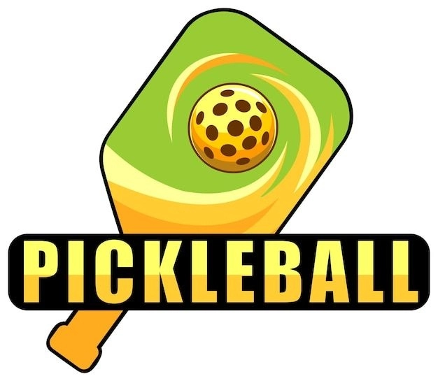 logo pickleball vector design