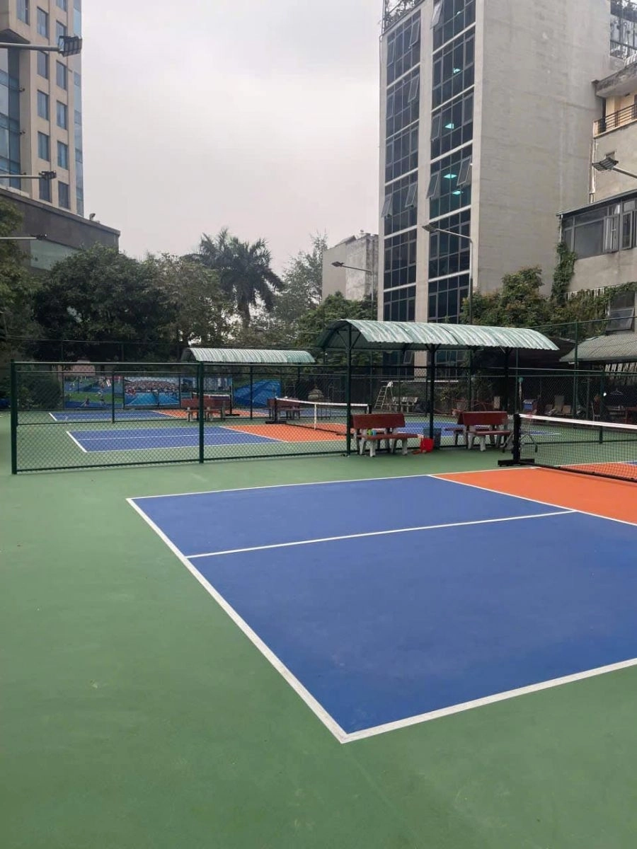 Không gian sân pickleball Viglacera