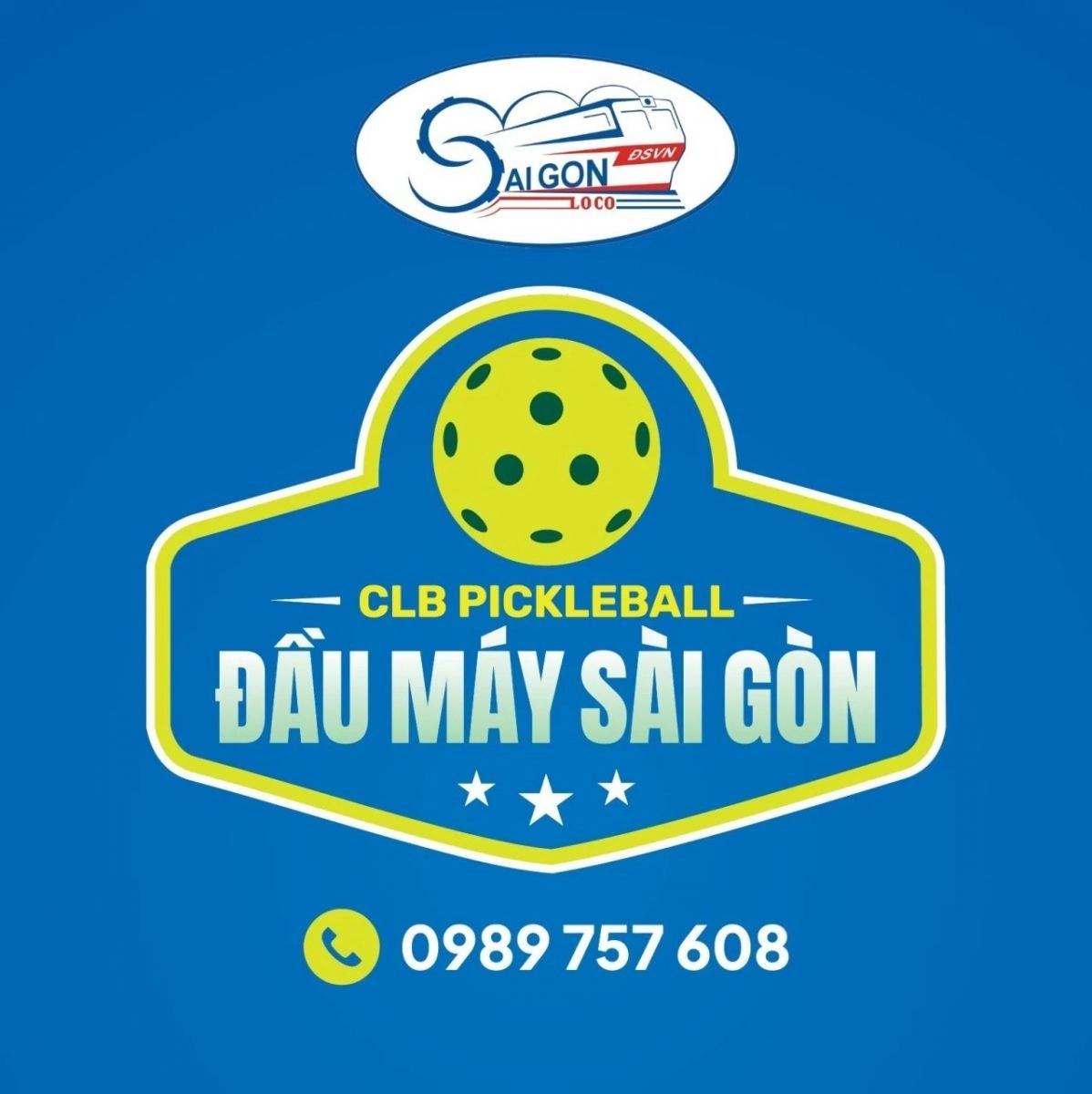 Poster câu lạc bộ pickleball