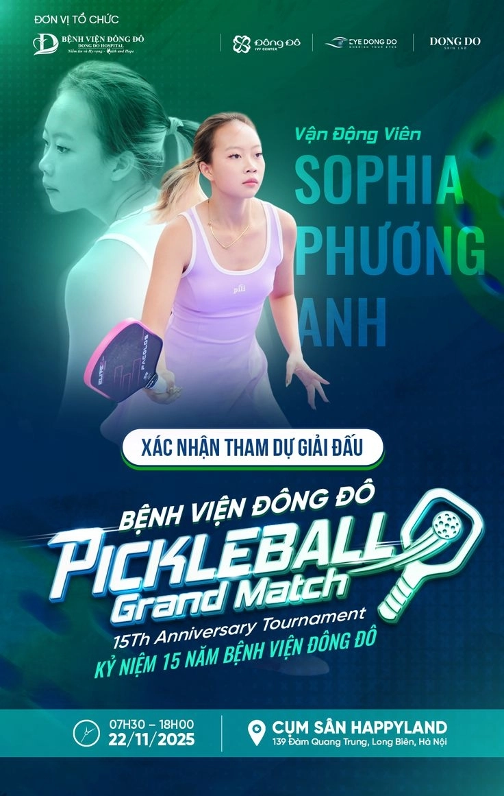 Poster giải pickleball