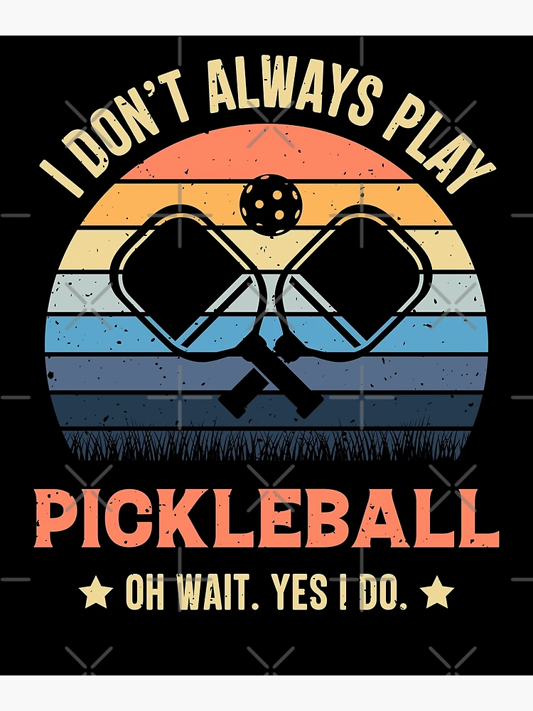Poster pickleball dùng trang trí