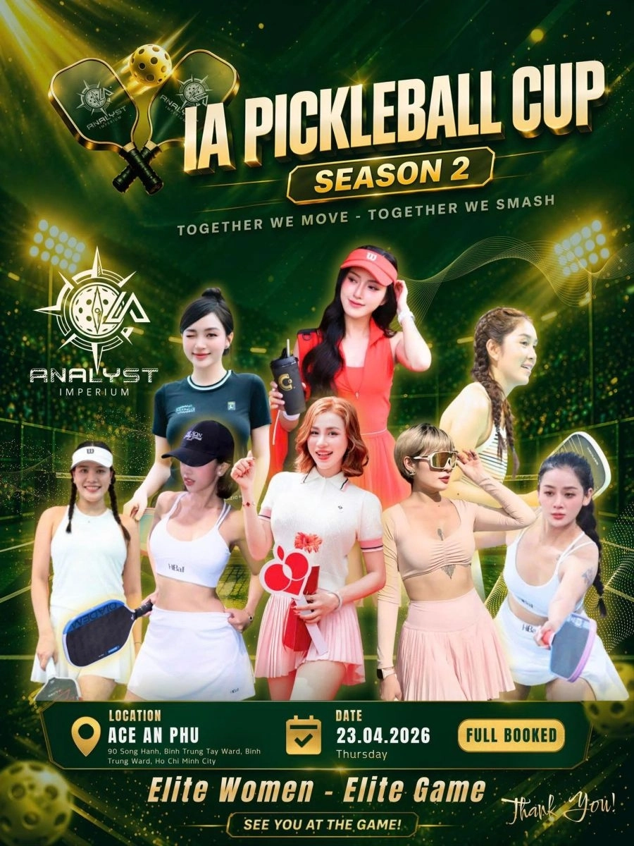 Poster giải pickleball
