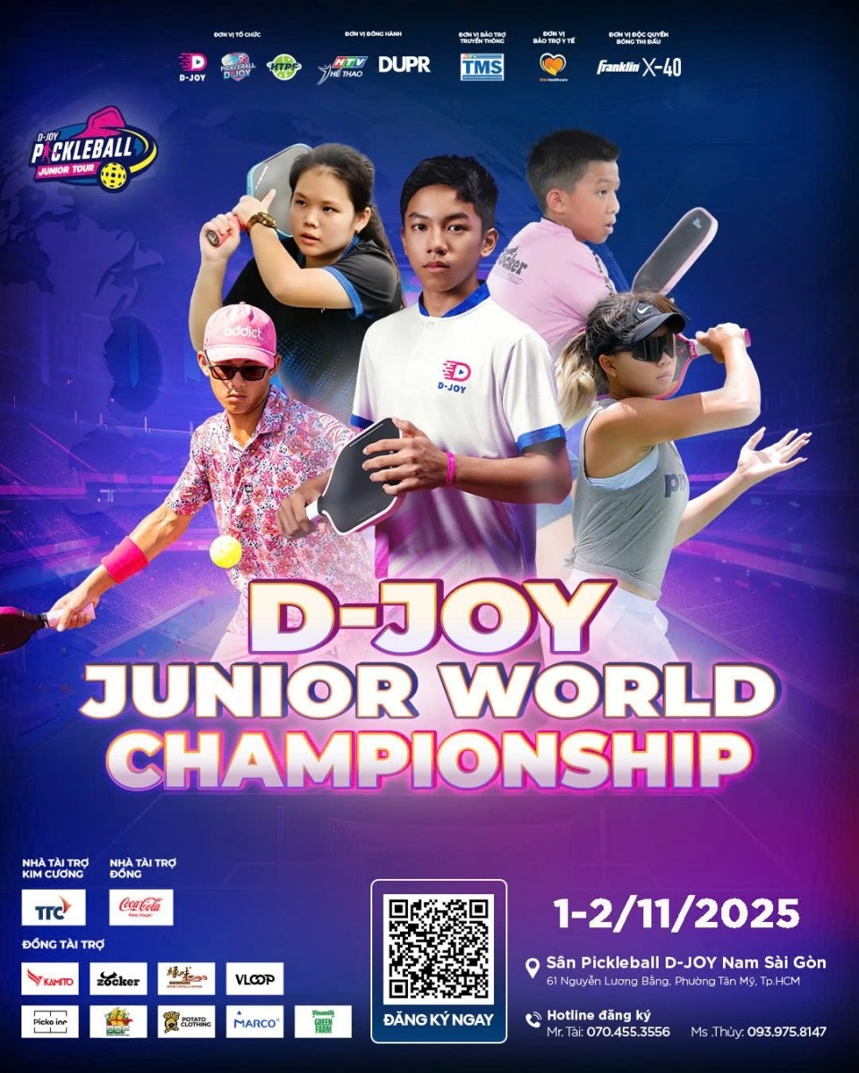 Poster giải pickleball