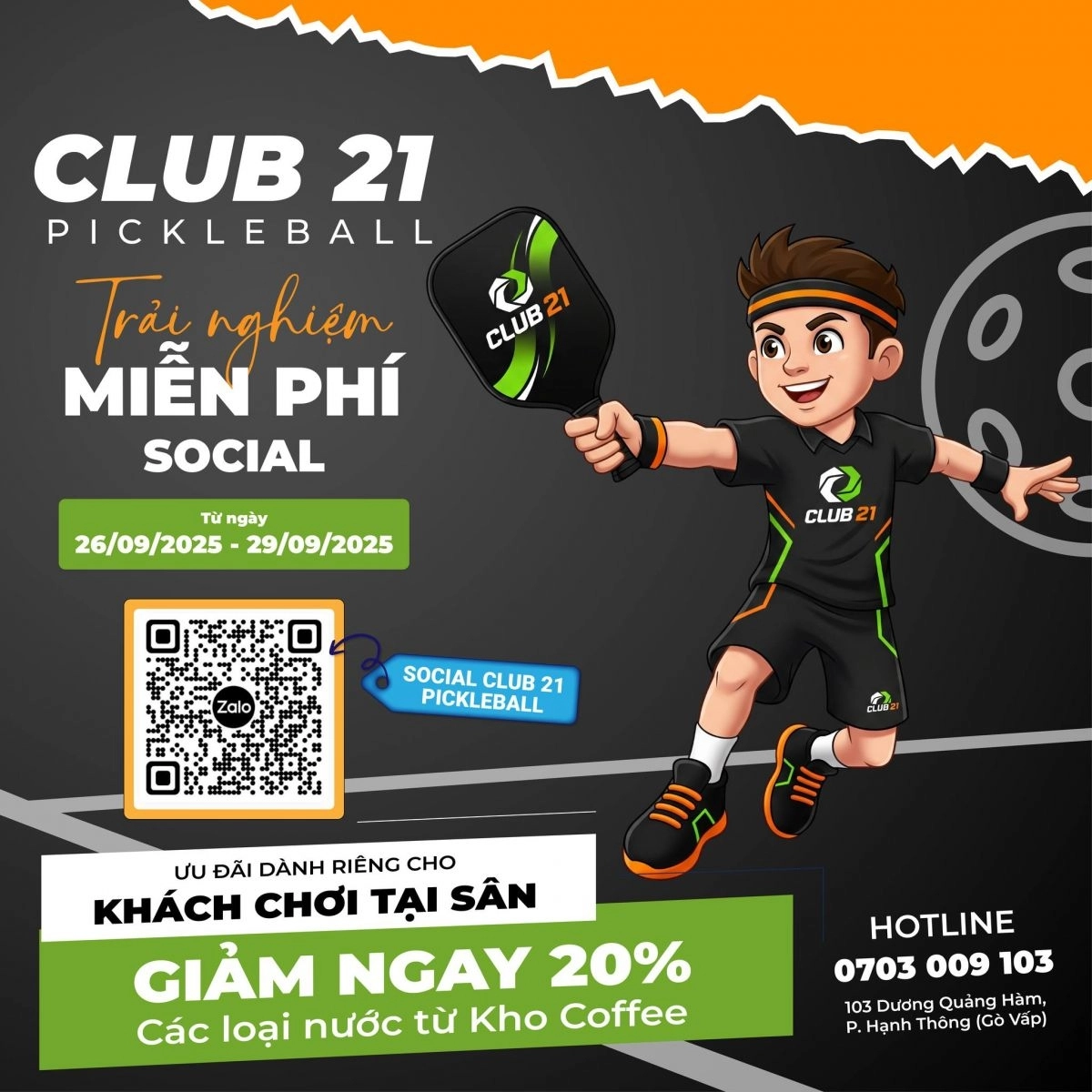 Mẫu poster quảng cáo sân