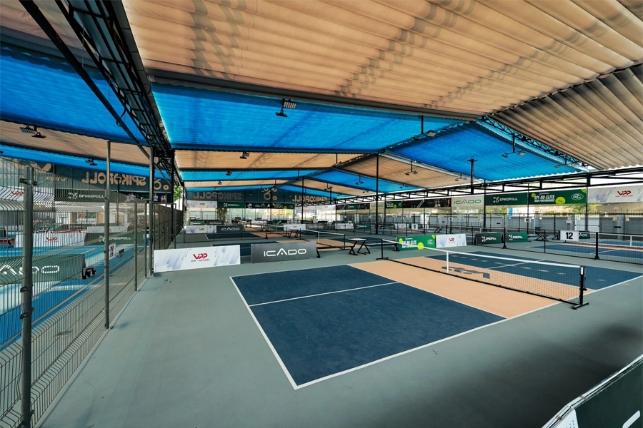 Tổng quan không gian sân pickleball VPP tại quận Tân Bình Thành Phố Hồ Chí Minh