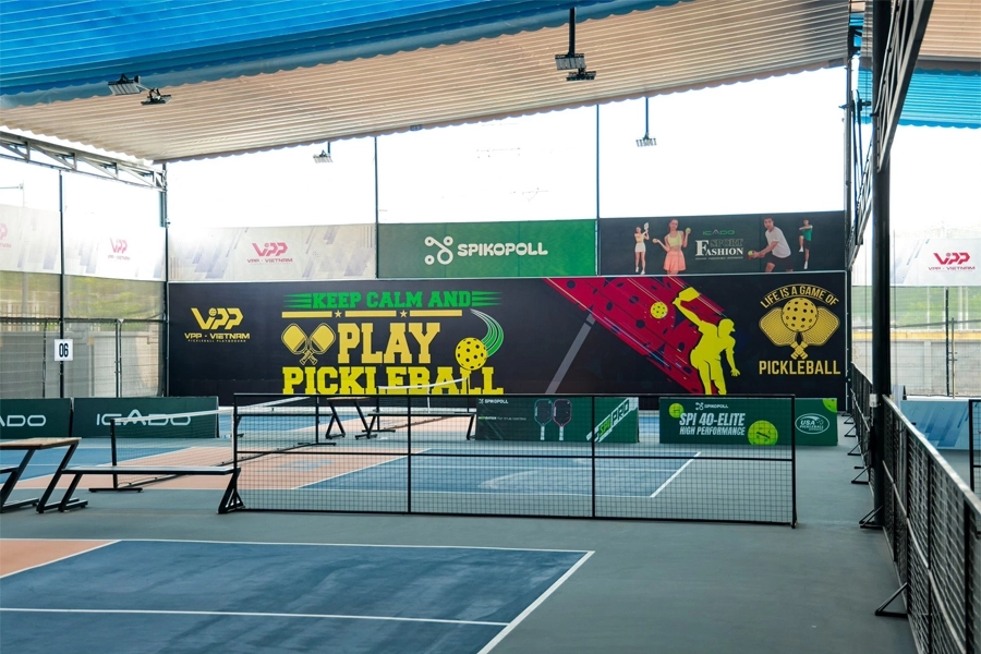 không gian tại sân pickleball VPP