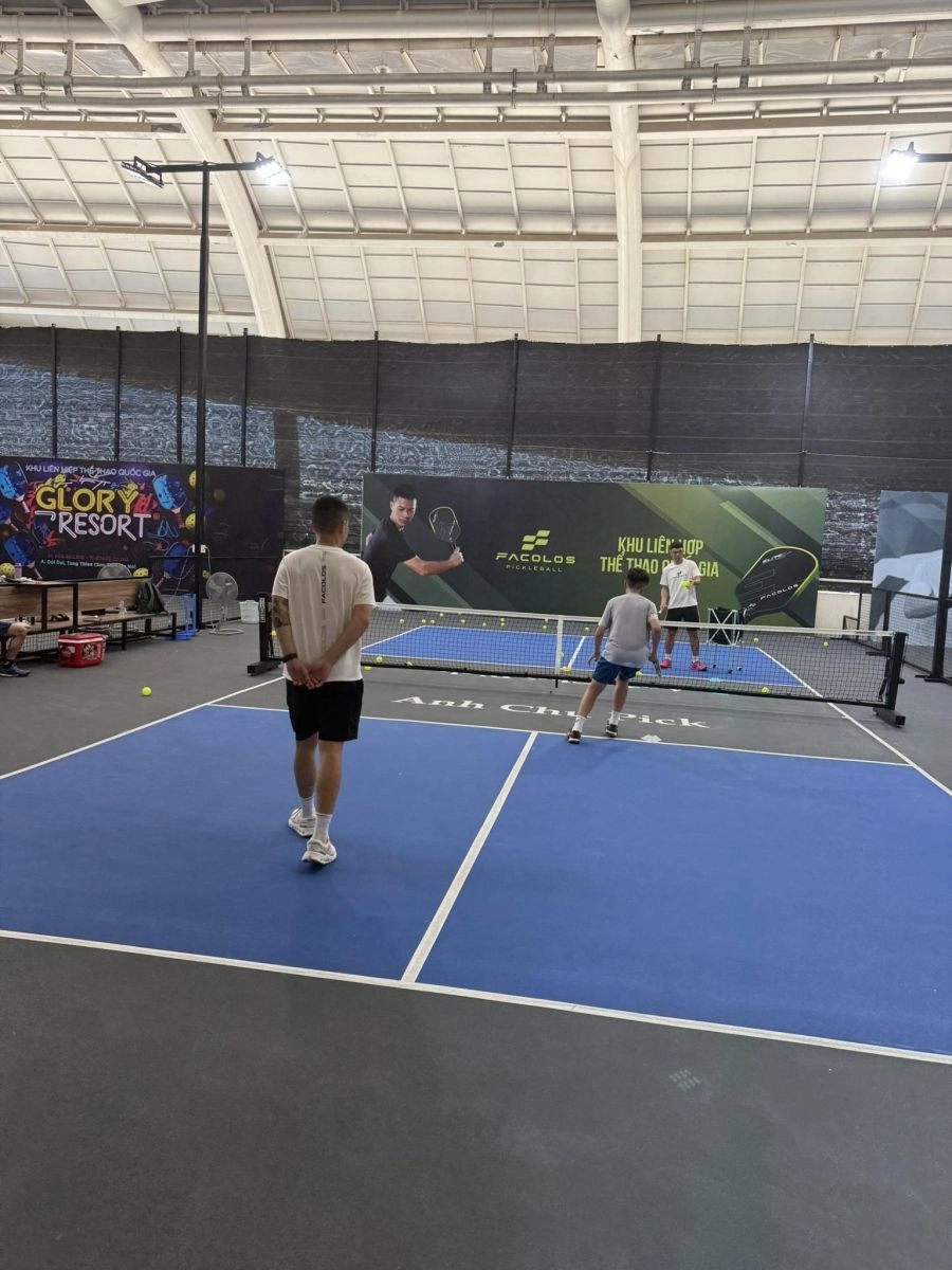 Các tiện ích tại sân Anh Chú Pickleball