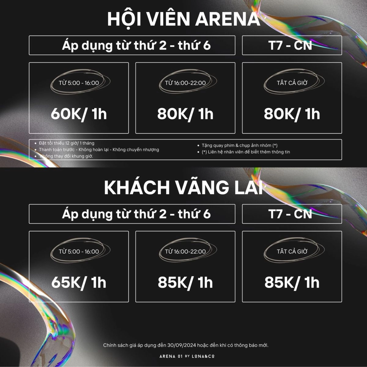 Giá thuê sân cầu lông Arena.01 Đà Nẵng