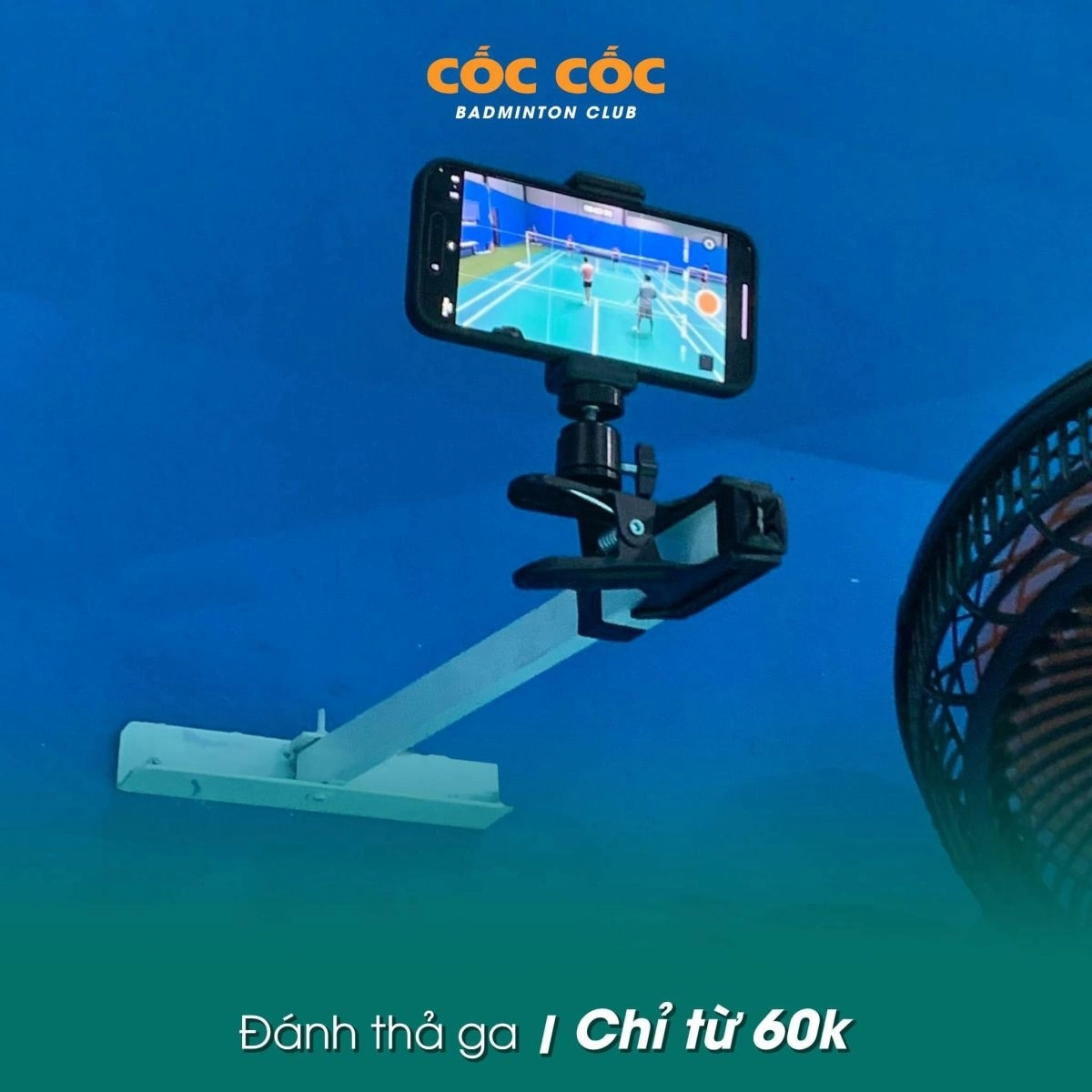 Tiện ích camera tại sân cầu lông cốc cốc