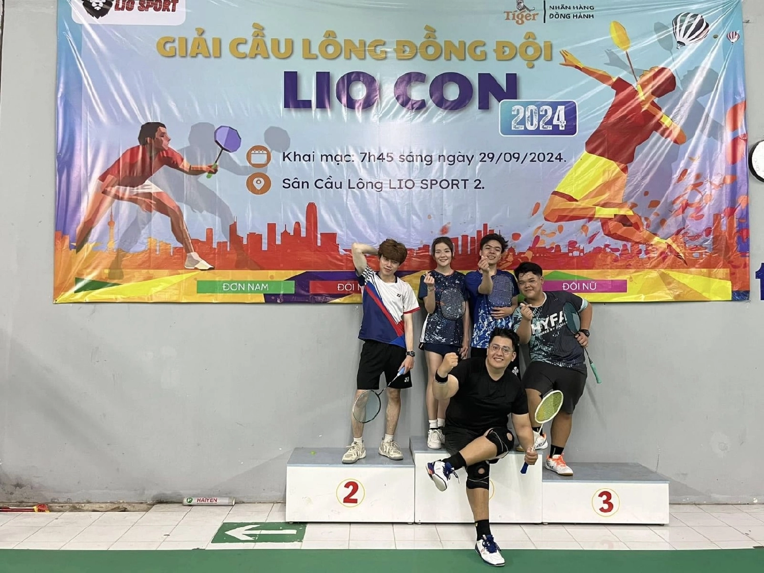 Sân cầu lông Lio Sport cho thuê tổ chức các giải đấu