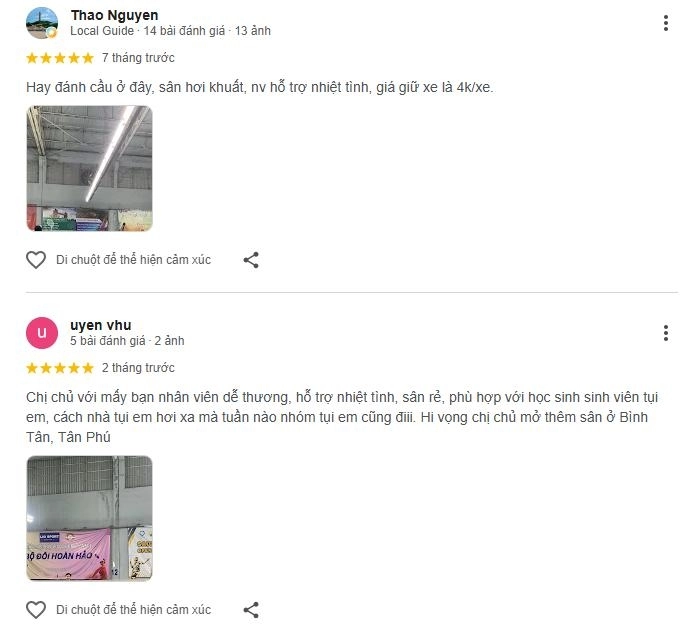 Đánh giá chất lượng sân cầu lông Lio Sport từ người chơi thực tế