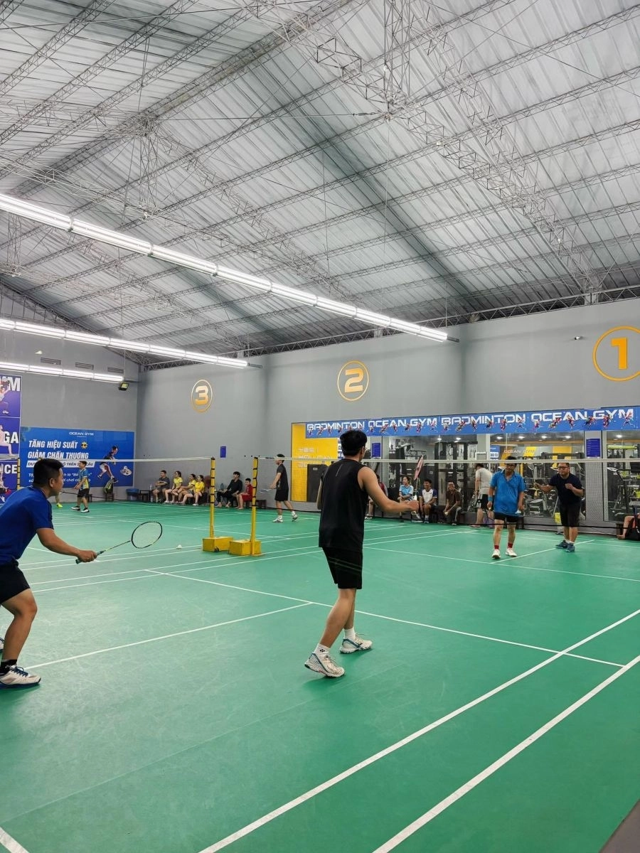 Sân cầu lông ocean gym