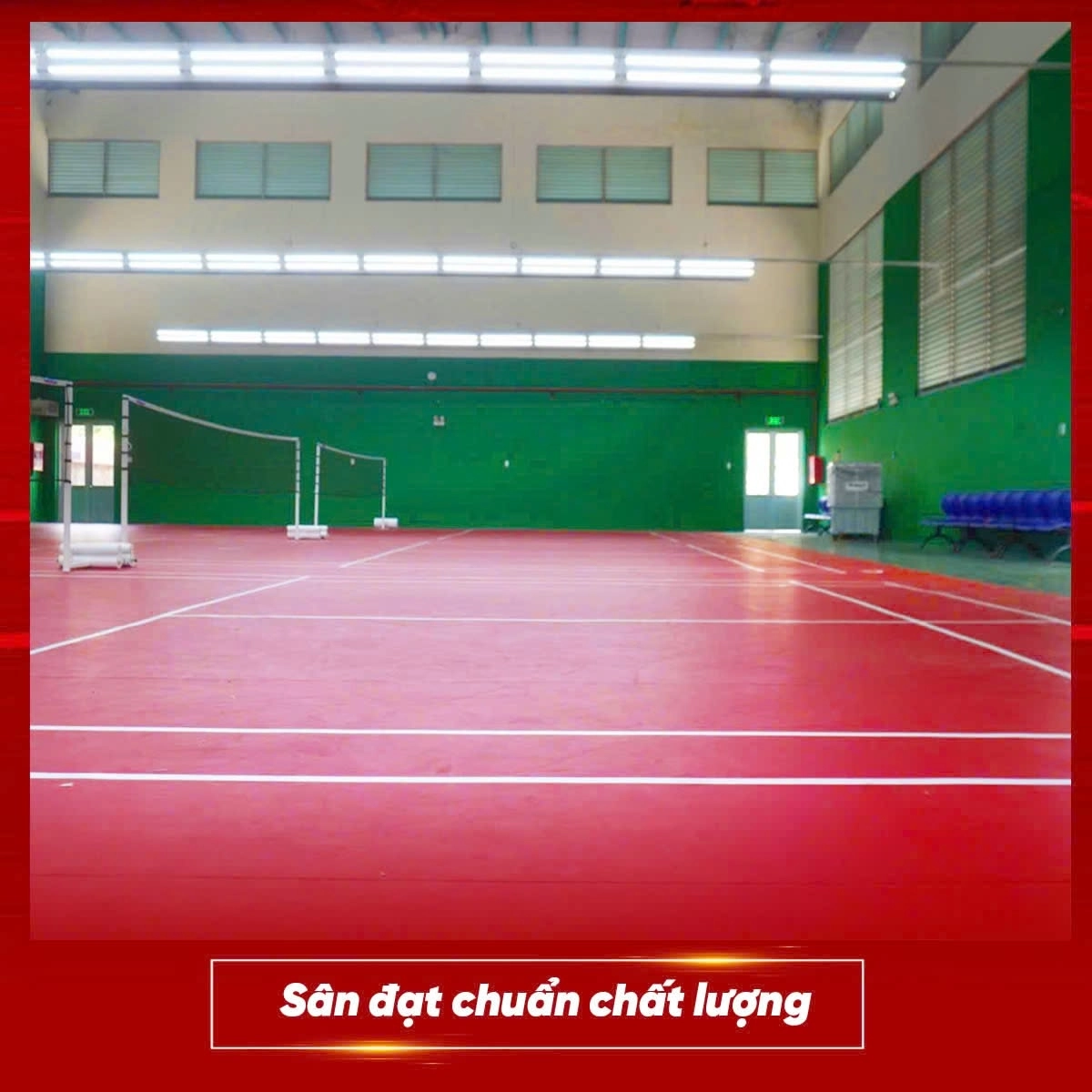 sân cầu lông phong sơn cao đẳng kinh tế