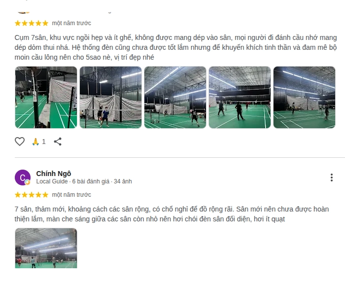 Đánh giá chất lượng sân cầu lông Pixihub tại quận 7
